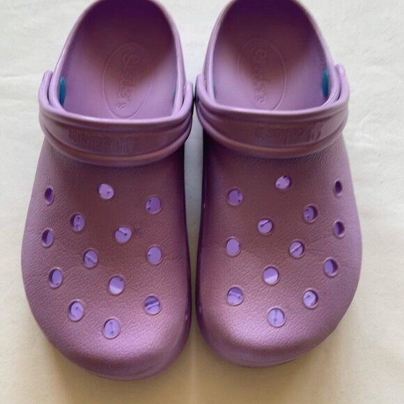 Skechers Purple Clogs Size 3 - Picture 4 of 10